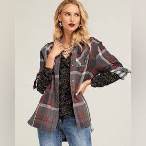 Cabi Tavern Shirt Jacket Shacket Size XS